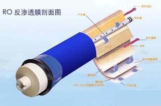  src=/up_files/rofst.jpg width=300 height=300 /></p><p><span style=font-size:12px;>.<a href=http://www.yihder.net/fanshentou></a><span style=color:#ff0000;><strong>反滲透膜</strong></span></a>分離技術(shù)，簡(jiǎn)稱RO技術(shù)。</span></p><p><span style=font-size:12px;> </span><span style=color:#000000;><span style=font-size:12px;><strong>1）概述</strong></span></span></p><div><div><span style=font-size:12px;>        滲透技術(shù)是當(dāng)今優(yōu)秀和節(jié)能有效的膜分離技術(shù)。<a href=http://www.yihder.net/fanshentou></a><span style=color:#ff0000;><strong>反滲透膜</strong></span></a>、鈉濾設(shè)備、PP棉等其原理是在溶液滲透壓的作用下，依據(jù)其他物質(zhì)不能透過半透膜而將這些物質(zhì)和水分離開來。由于反滲透膜的膜孔徑非常?。▋H為10A左右），因此能夠有效地去除水中的溶解鹽類、膠體、微生物、有機(jī)物等（去除率高達(dá)97－98％）。系統(tǒng)具有出水水質(zhì)好、耗能低、無污染、工藝簡(jiǎn)單、操作簡(jiǎn)便等優(yōu)點(diǎn)?！?lt;/span></div><div style=LINE-HEIGHT: 20pt; TEXT-INDENT: 24.65pt><span style=font-size:12px;>反滲透技術(shù)通常用于海水、苦咸水的淡水；水的軟化處理；廢水處理以及食品、醫(yī)藥工業(yè)、化學(xué)工業(yè)的提純、濃縮、分離等方面。此外，反滲透技術(shù)應(yīng)用于預(yù)除鹽處理也取得較好的效果，能夠使離子交換樹脂的負(fù)荷減輕松90%以上，樹脂的再生劑用量也可減少90%。因此，不僅節(jié)約費(fèi)用，而且還有利于環(huán)境保護(hù)。反滲透技術(shù)還可用于除于水中的微粒、有機(jī)物質(zhì)、膠體物，對(duì)減輕離子交換樹脂的污染，延長(zhǎng)使用壽命都有著良好的作用。</span></div><div><span style=font-size:12px;>反滲透是目前<a href=http://www.yihder.net/products></a><strong><span style=color:#ff0000;>高純水制備</span></strong></a>中應(yīng)用廣泛的一種脫鹽技術(shù)，它的分離對(duì)象是溶液中的離子范圍和分子量幾百的有機(jī)物，反滲透（RO）、超過濾（UF）、微孔膜過濾（MF）和電滲析（ED）技術(shù)都屬于膜分離技術(shù)。</span></div><div><span style=font-size:12px;><img style=FILTER: ; WIDTH: 212px; HEIGHT: 121px alt=